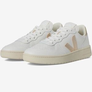 Veja Women's White and Cream Sneakers